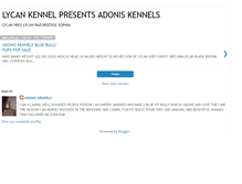 Tablet Screenshot of adoniskennels.blogspot.com