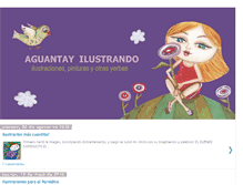 Tablet Screenshot of aguantayilustrando.blogspot.com