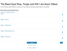 Tablet Screenshot of black-eyed-peas-music-video.blogspot.com