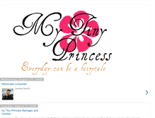 Tablet Screenshot of mytinyprincess.blogspot.com