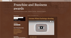 Desktop Screenshot of franchise-awards.blogspot.com