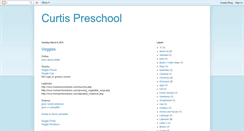 Desktop Screenshot of curtisfam-preschool.blogspot.com