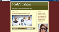 Desktop Screenshot of mariesinsights.blogspot.com