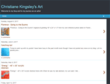 Tablet Screenshot of christianekingsley.blogspot.com