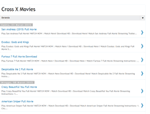 Tablet Screenshot of corssxmovies.blogspot.com