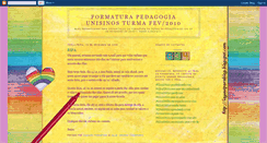 Desktop Screenshot of formaturapedagogiafevereiro.blogspot.com