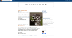 Desktop Screenshot of neighborhoodchicks.blogspot.com