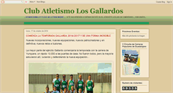 Desktop Screenshot of clubatletismolosgallardos.blogspot.com