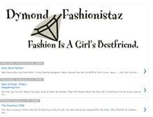 Tablet Screenshot of dymondfashionistaz.blogspot.com