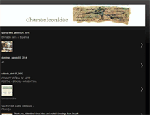 Tablet Screenshot of chamaeleonidae.blogspot.com