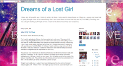 Desktop Screenshot of dreamsofalostgirl.blogspot.com