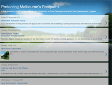 Tablet Screenshot of melbournefootpaths.blogspot.com