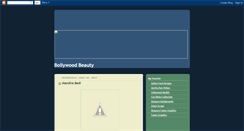 Desktop Screenshot of bollywood-beauty.blogspot.com
