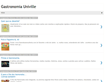 Tablet Screenshot of gastronomiauniville.blogspot.com