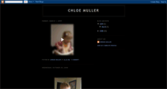 Desktop Screenshot of chloemuller.blogspot.com