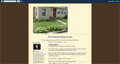 Desktop Screenshot of homesteadingdream.blogspot.com