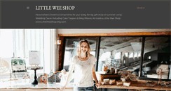 Desktop Screenshot of littleweeshop.blogspot.com