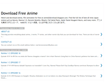 Tablet Screenshot of anime2download.blogspot.com