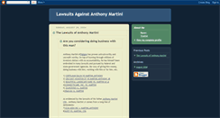 Desktop Screenshot of martinilawsuits.blogspot.com