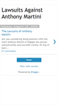 Mobile Screenshot of martinilawsuits.blogspot.com
