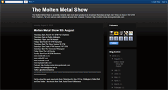 Desktop Screenshot of moltenmetalshow.blogspot.com