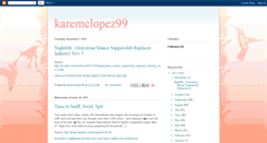 Desktop Screenshot of karemclopez99.blogspot.com