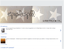 Tablet Screenshot of etpuslespill.blogspot.com