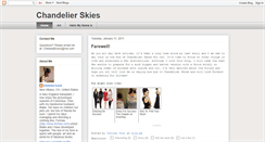 Desktop Screenshot of beneathchandelierskies.blogspot.com