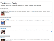 Tablet Screenshot of hanssenfamily.blogspot.com