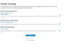 Tablet Screenshot of career-cruising.blogspot.com