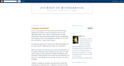 Desktop Screenshot of journeyinmotherhood.blogspot.com