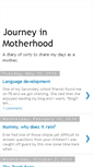 Mobile Screenshot of journeyinmotherhood.blogspot.com