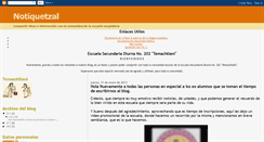 Desktop Screenshot of notiquetzal.blogspot.com