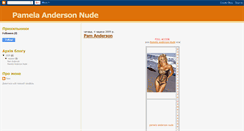Desktop Screenshot of pamandersonn.blogspot.com