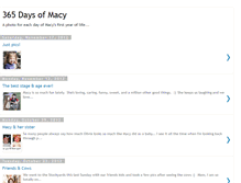 Tablet Screenshot of 365daysofmacy.blogspot.com