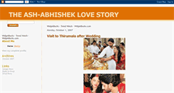 Desktop Screenshot of aishwaryaabhishek.blogspot.com