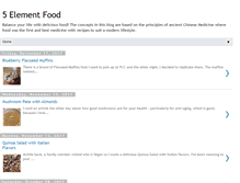 Tablet Screenshot of 5elementfood.blogspot.com