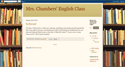 Desktop Screenshot of mrschambers.blogspot.com