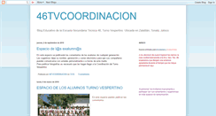 Desktop Screenshot of 46tvcoordinacion.blogspot.com