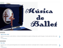 Tablet Screenshot of musicadeballet.blogspot.com