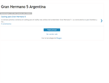 Tablet Screenshot of granhermano5argentina.blogspot.com