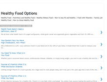 Tablet Screenshot of foodoptions.blogspot.com