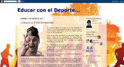 Desktop Screenshot of educacionydeporte-fany.blogspot.com