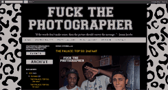 Desktop Screenshot of fuckthephotographer.blogspot.com