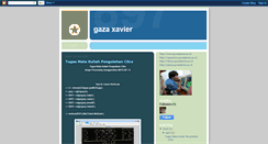 Desktop Screenshot of gazaxavier.blogspot.com