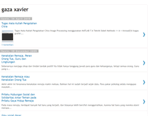 Tablet Screenshot of gazaxavier.blogspot.com