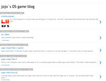 Tablet Screenshot of jojoisdsgameblog.blogspot.com
