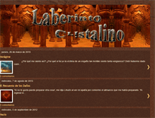 Tablet Screenshot of laberintocristalino.blogspot.com