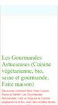 Mobile Screenshot of lesgourmandesastucieuses.blogspot.com