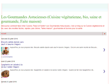 Tablet Screenshot of lesgourmandesastucieuses.blogspot.com